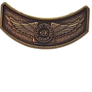 Harley Davidson HOG Harley Owners Group Vest Hat Pinback Pin